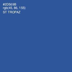#2D569B - St Tropaz Color Image